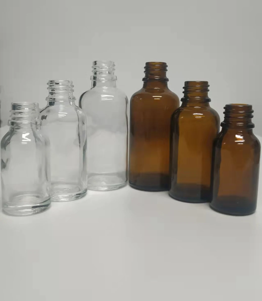 Glass Dropper Bottle with Dropper Cap and Silicon Teat