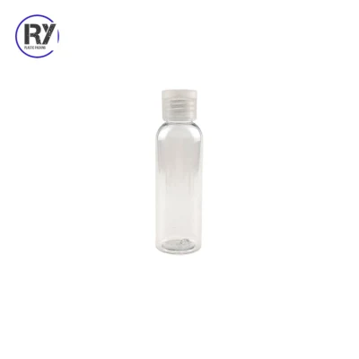 60ml Pet Venta al por mayor Portátil Vacío Embalaje de viaje Tapas abatibles Botella de plástico para champú Cuidado personal Emulsión de jabón de manos